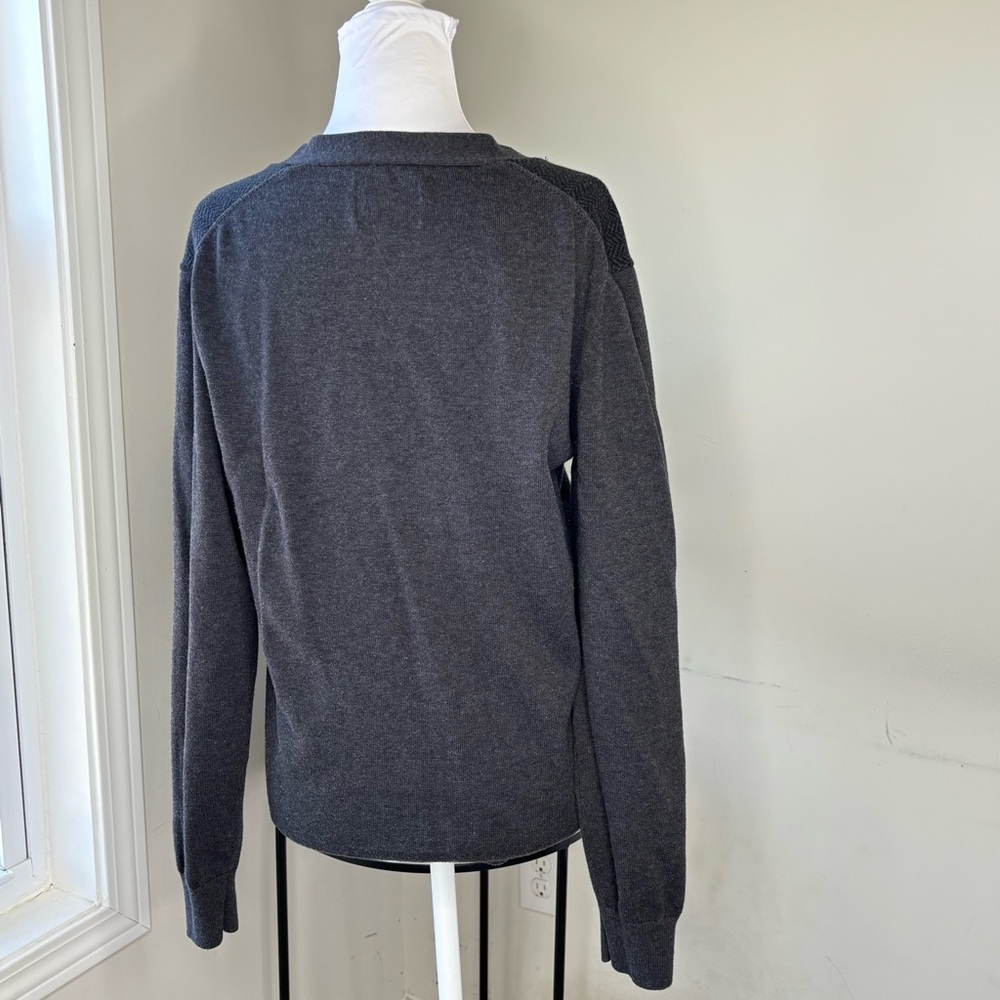 BN2 Saddlebred Cotton Grandpa‎ Cardigan Houndstooth Print Sweater Women Small - Picture 3 of 8